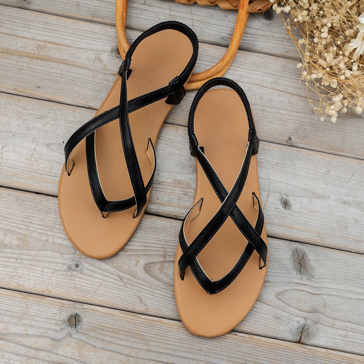 Crisscross Flat Sandals