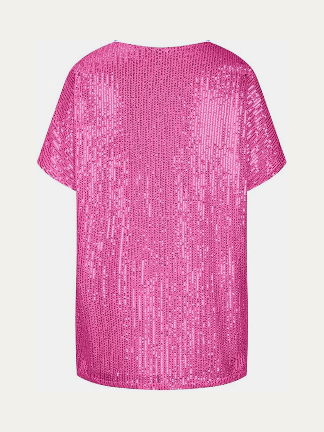 Sequin V-Neck Top