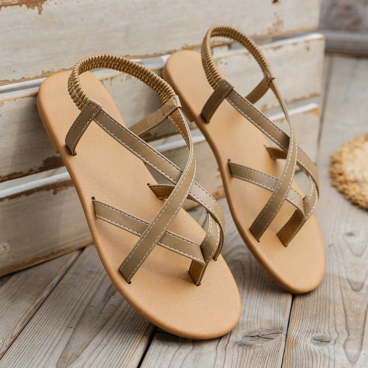 Crisscross Flat Sandals