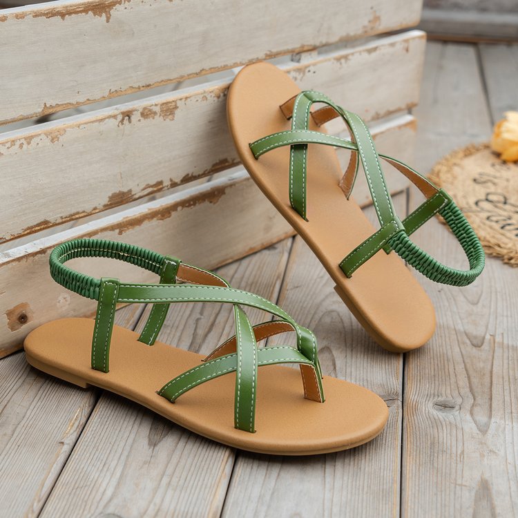 Crisscross Flat Sandals