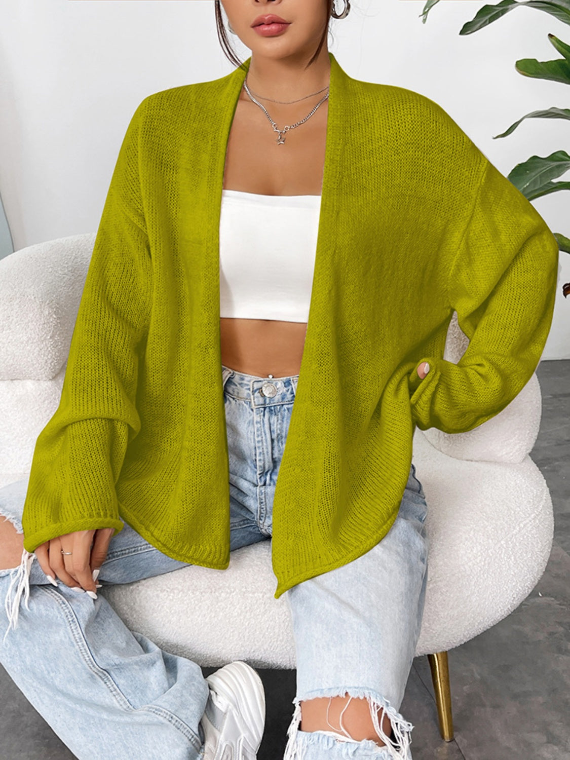 Open Front Cardigan