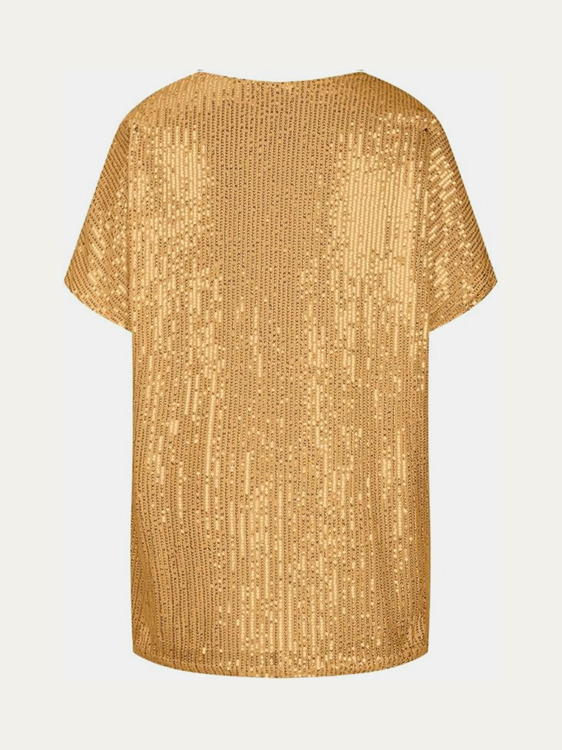 Sequin V-Neck Top