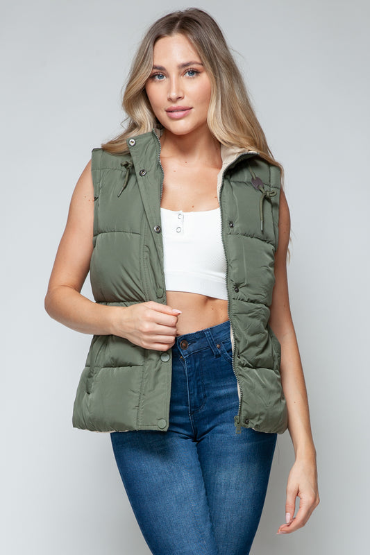 Puffer Hooded Vest