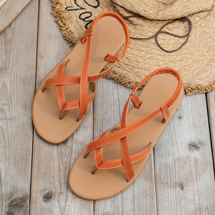 Crisscross Flat Sandals