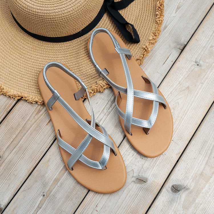 Crisscross Flat Sandals