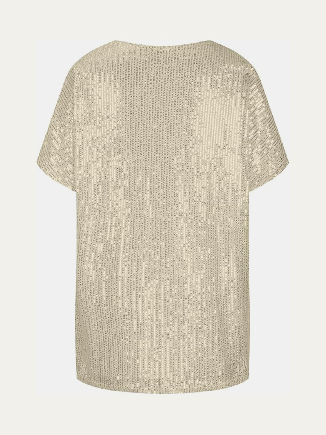 Sequin V-Neck Top