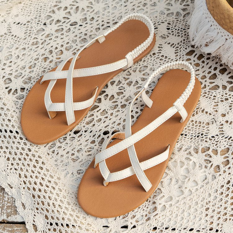 Crisscross Flat Sandals