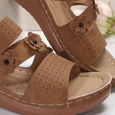 Low Wedge Sandals