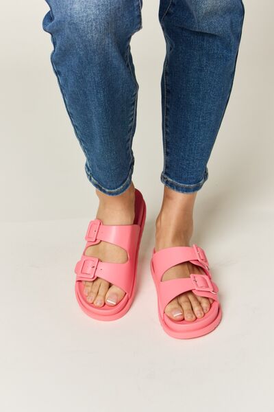 Double Buckle Sandals