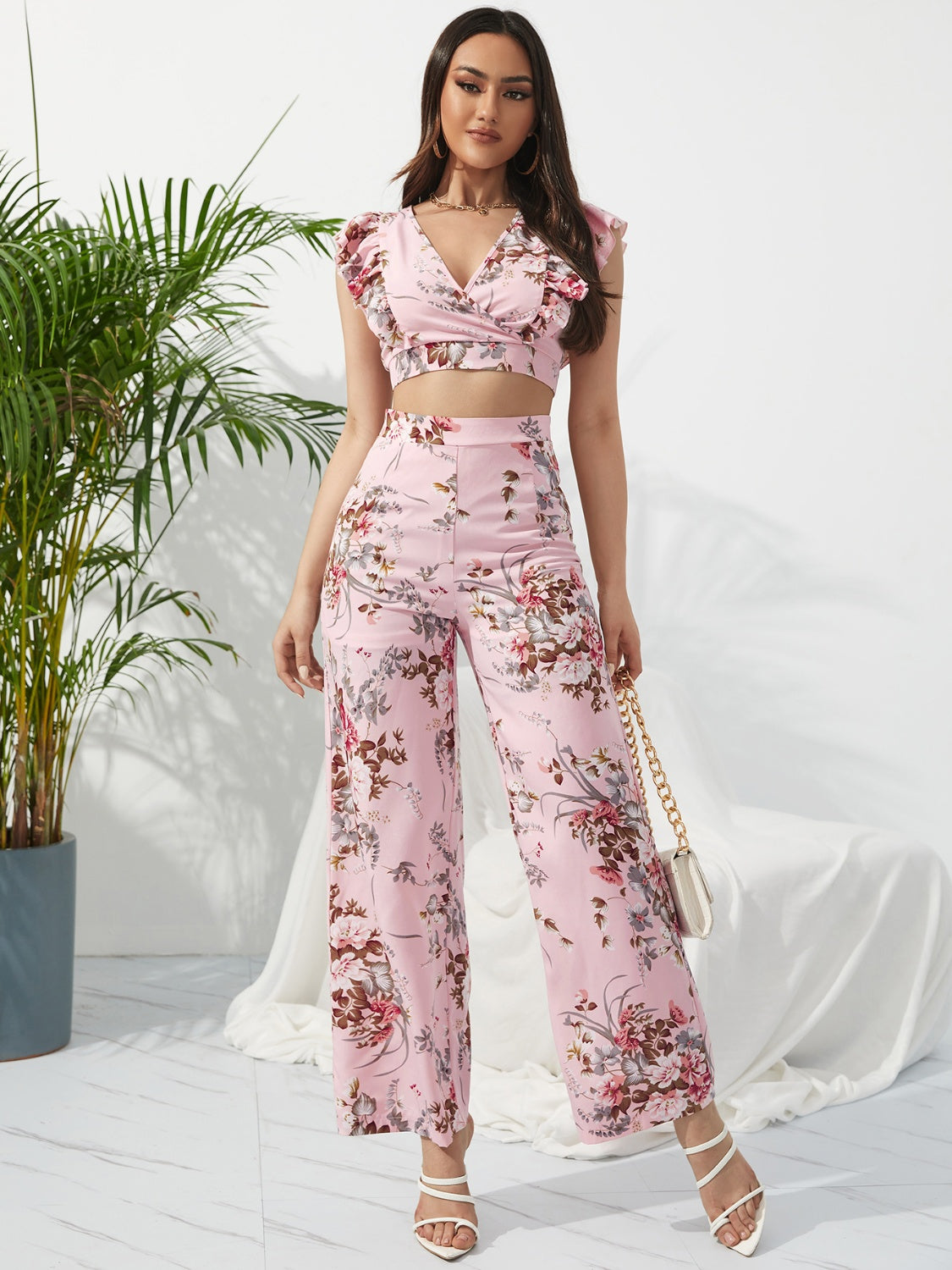 Pink Floral Set