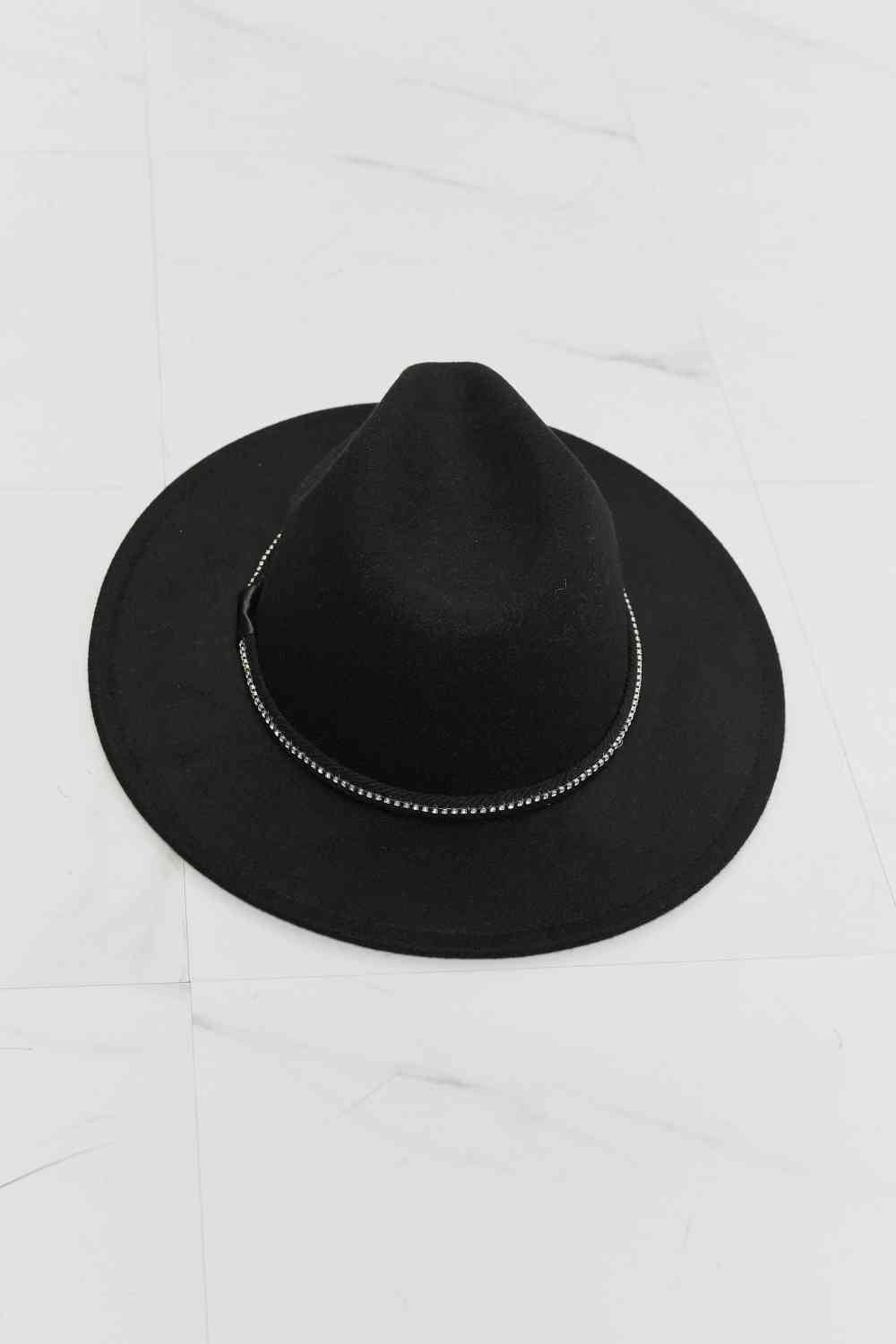 Black Fedora Hat