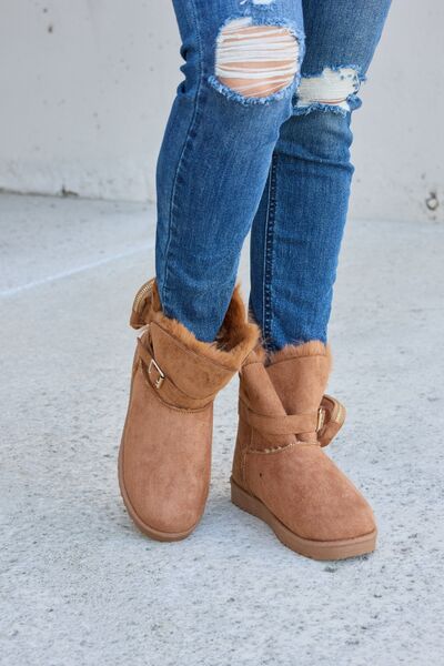 Plush Tan Boots