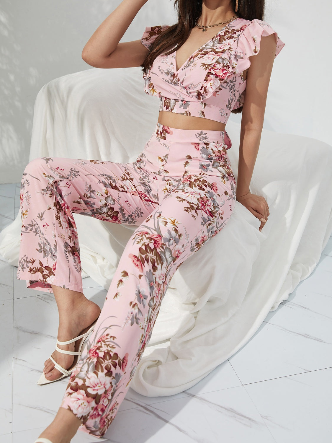 Pink Floral Set