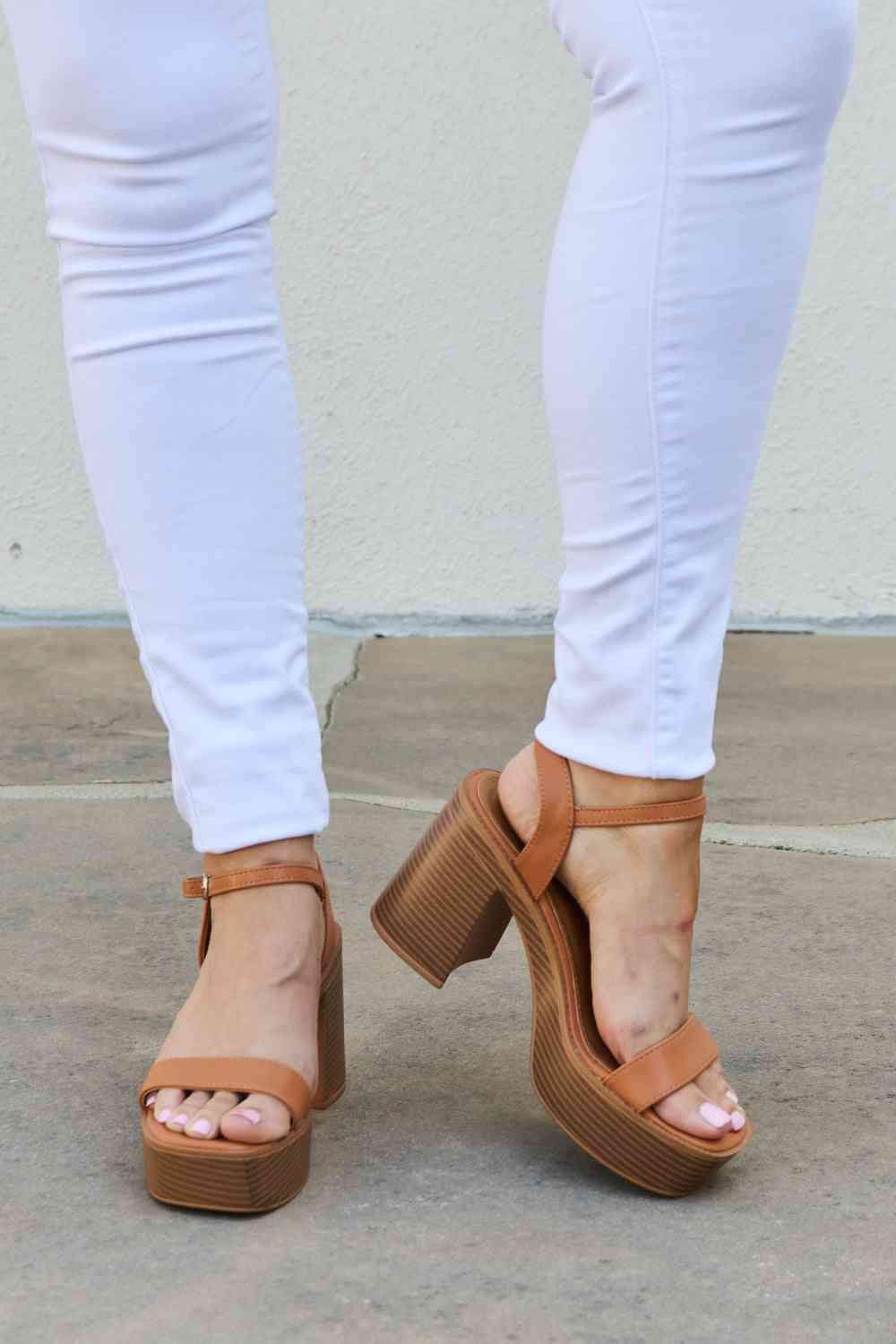 Platform Heel Sandals