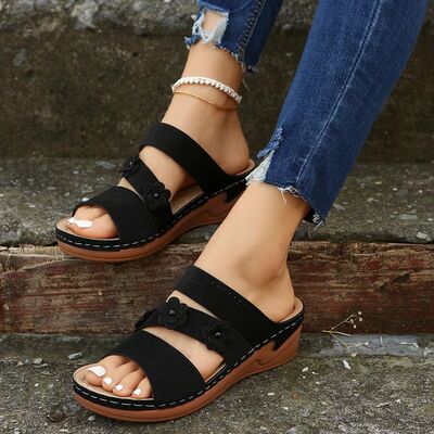 Low Wedge Sandals