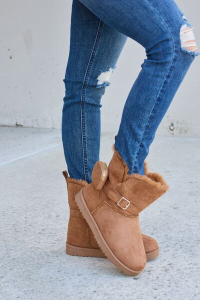 Plush Tan Boots