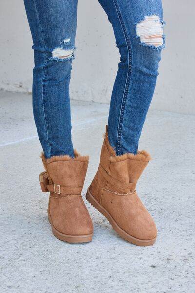 Plush Tan Boots