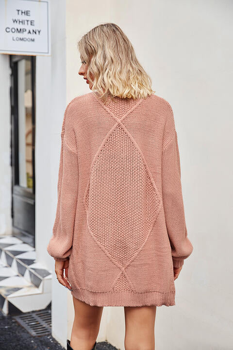 Textured Cardigan with Pockets