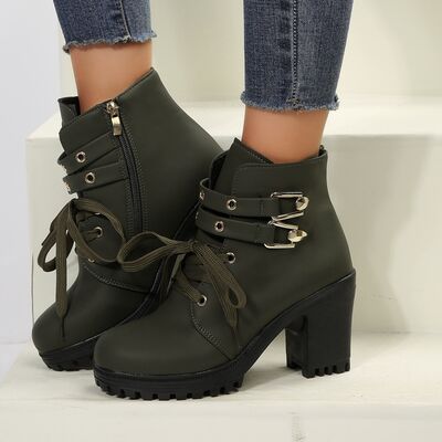 Block Heel Boots