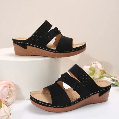 Low Wedge Sandals