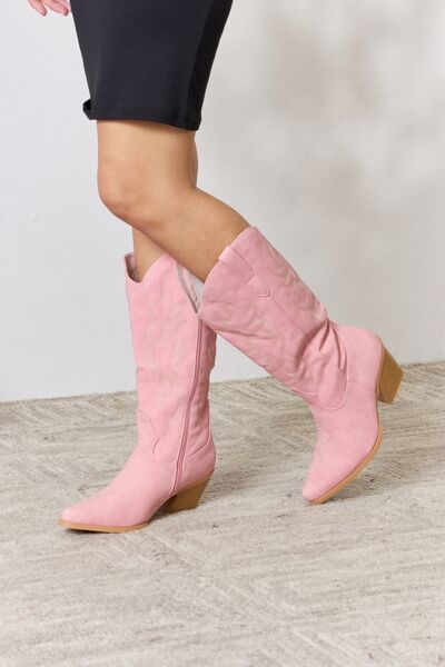 Pink Cowboy Boots