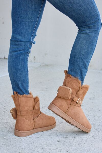 Plush Tan Boots