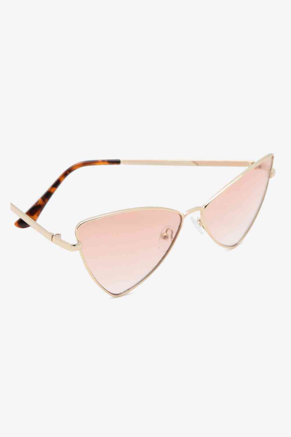 Metal Frame Cat-Eye Sunglasses