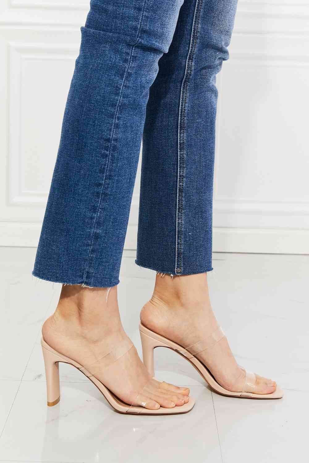 Double Band Heeled Sandal