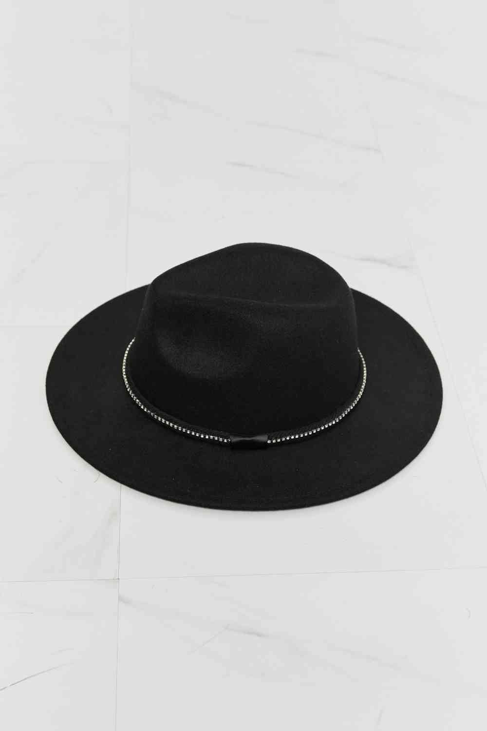 Black Fedora Hat