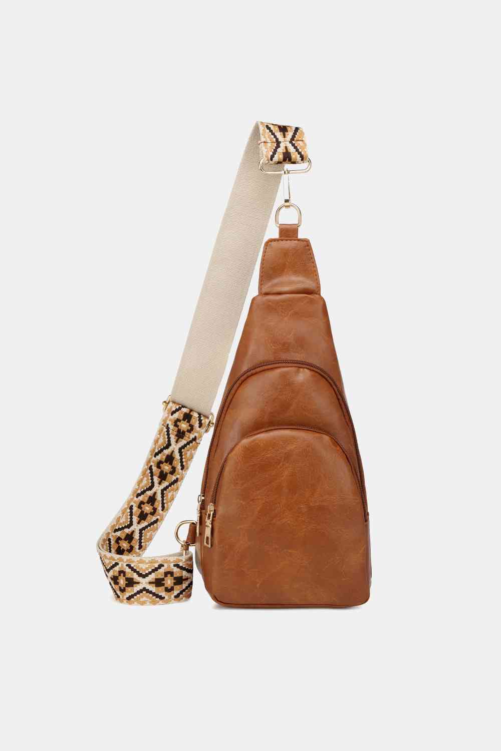 Faux Leather Sling Bag