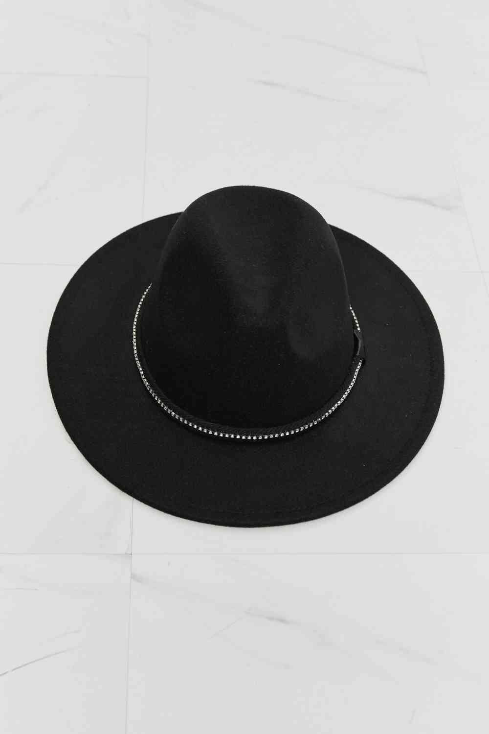 Black Fedora Hat