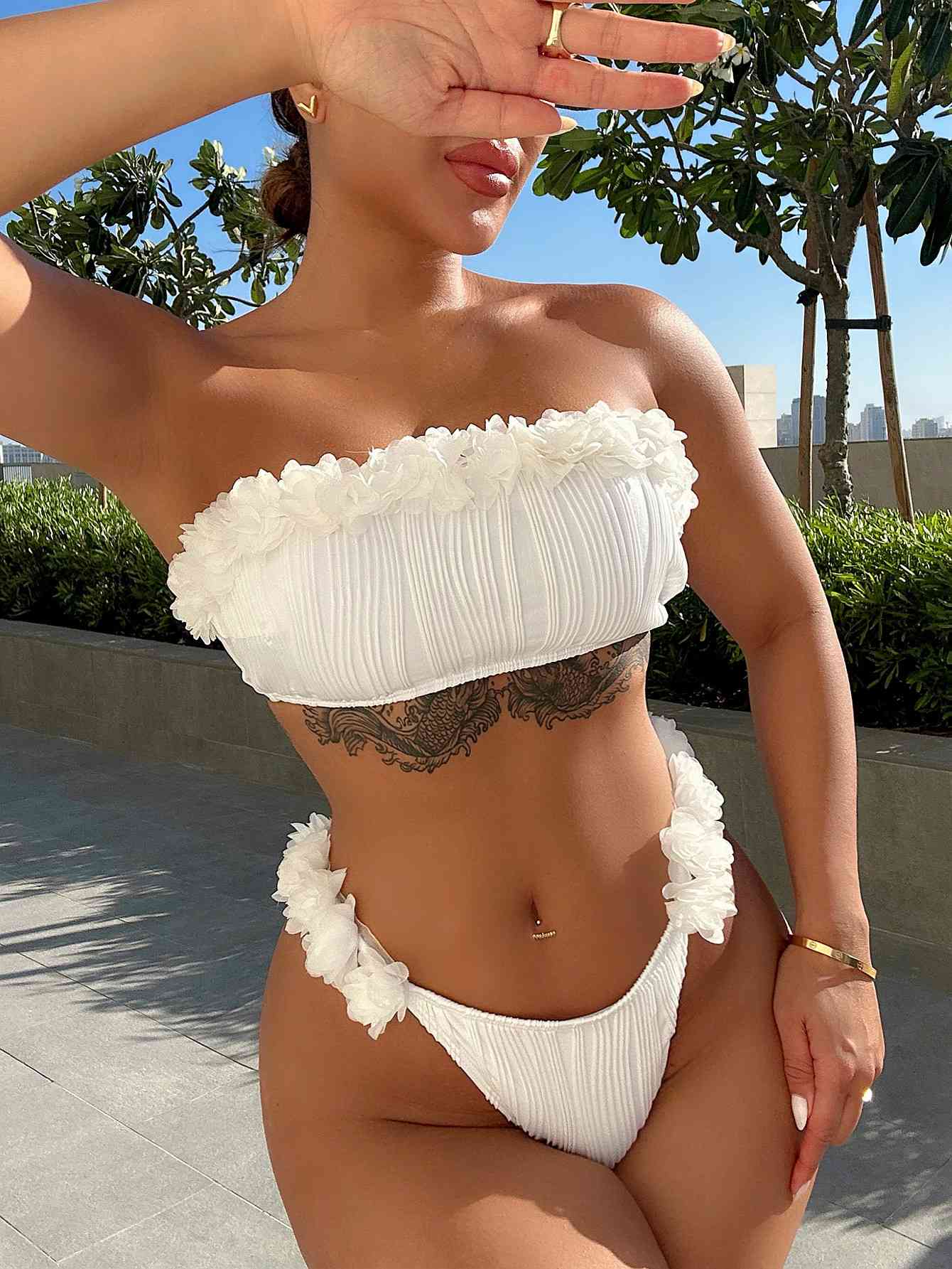 Tie Back Two-Piece Bikini Set