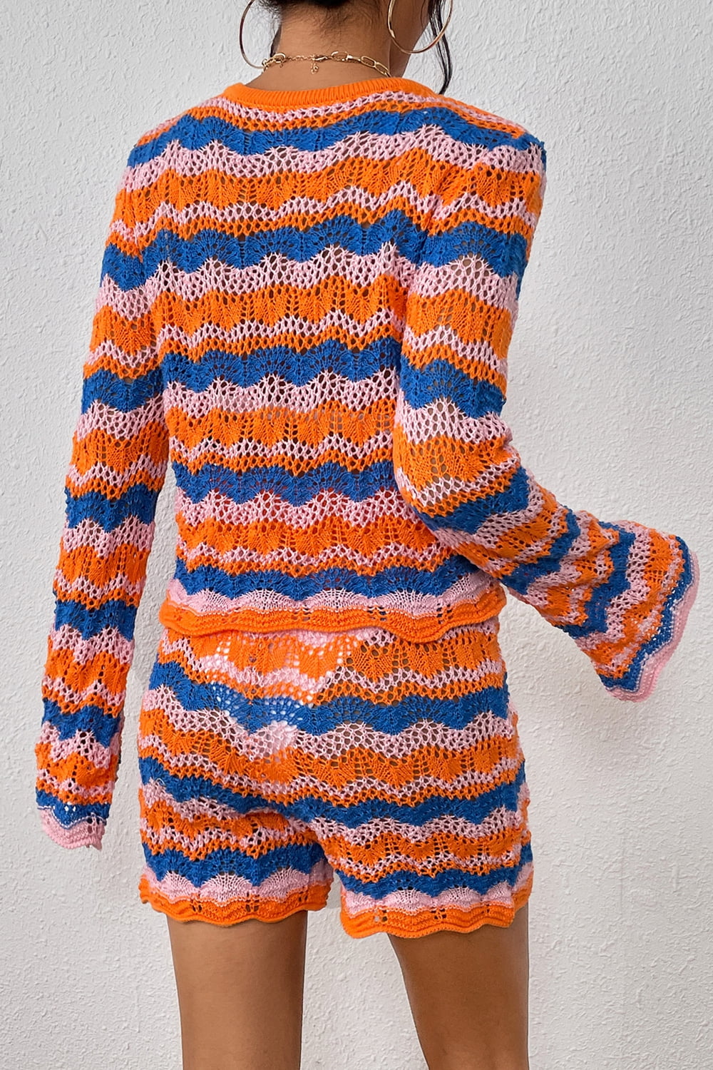 Striped Knit Set